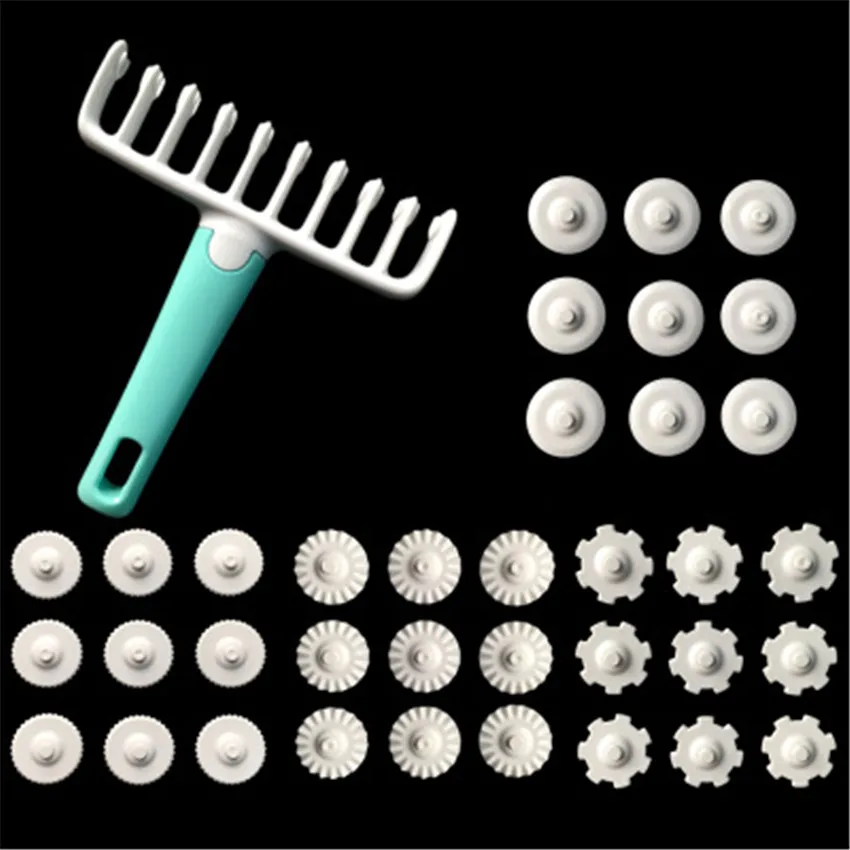 DIY 37 шт роликовый нож Жидкая силиконовая форма помадка инструмент для выпечки