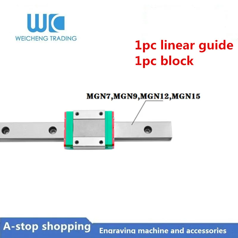 Новинка 9 мм линейная направляющая MGN9 1000 MGN9H MGN9C блок 3d принтер CNC|Линейные