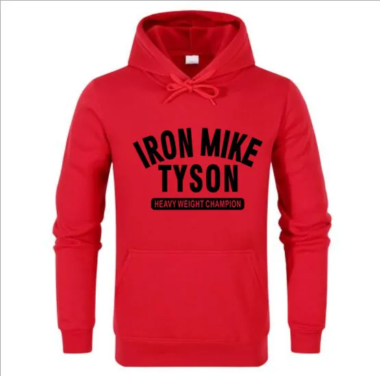 Мужская Новая толстовка с капюшоном Iron Mike Tyson BOX с буквенным принтом логотипа, топы, футболки, крутые толстовки большого размера, толстовки - Цвет: Прозрачный