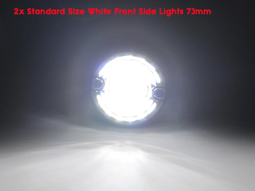 8PCS For 83-90 90/110 Land Rover Defender Complete LED Lamp Upgrade Kit Clear/Smoked |