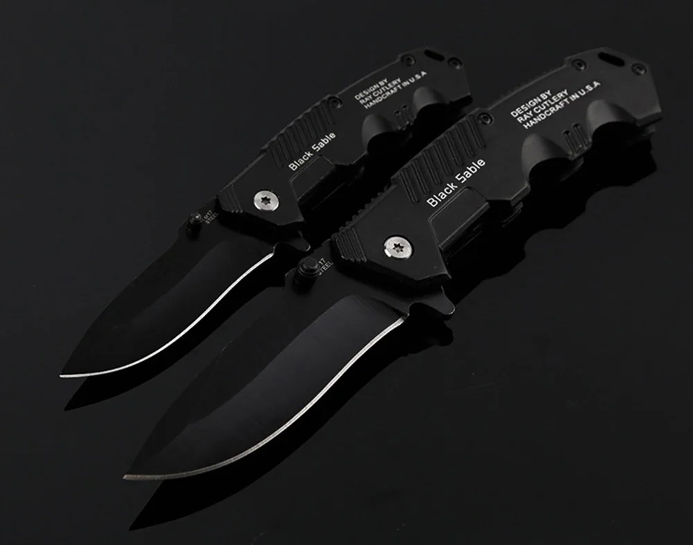 Сова OD036 Горячие тактические складные ножи Ebony Ручка Открытый Отдых выживания охотничий нож Портативный Карманный Компактный ножи