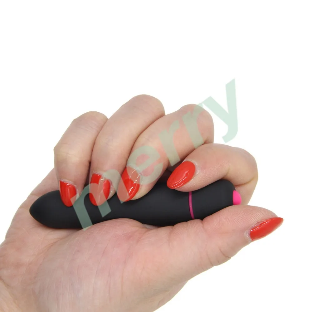 Черный 10-скоростной вибрирующий компактный Вибратор-пуля мультивибрационные