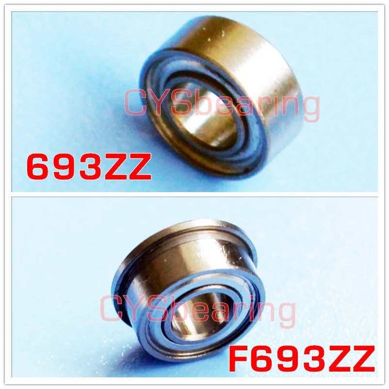 Подшипник 693ZZ F693ZZ 3x8x4 мм миниатюрный 693 ZZ шариковые подшипники 619/3ZZ Mini 693Z 3*8*4 S693ZZ