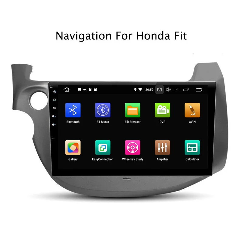 10.1 ДЮЙМОВЫЙ 4G ОЗУ 32G ВСТРОЕННОЙ ПАМЯТЬЮ ВОСЬМИЯДЕРНЫЙ ANDROID 9.0 АВТОМОБИЛЬНЫЙ DVD GPS НАВИГАЦИЯ ДЛЯ HONDA FIT 2008 2009 2010 2011-2013 РАДИО СТЕРЕО ON.