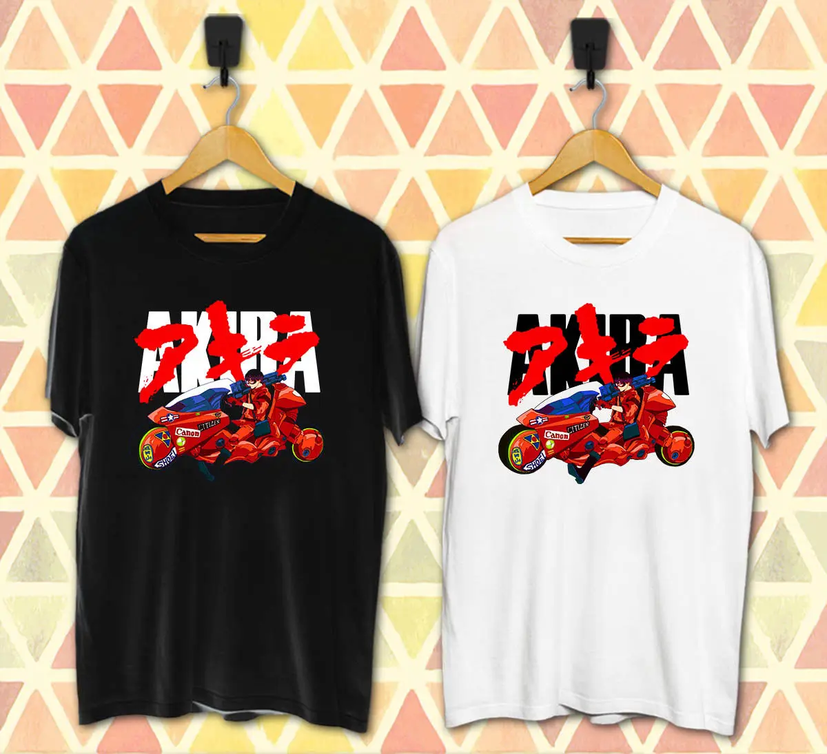 Shotaro Kaneda Akira японская манга фильм черный и белый 1 сторона Футболка (XS 3XL) harajuku Лето