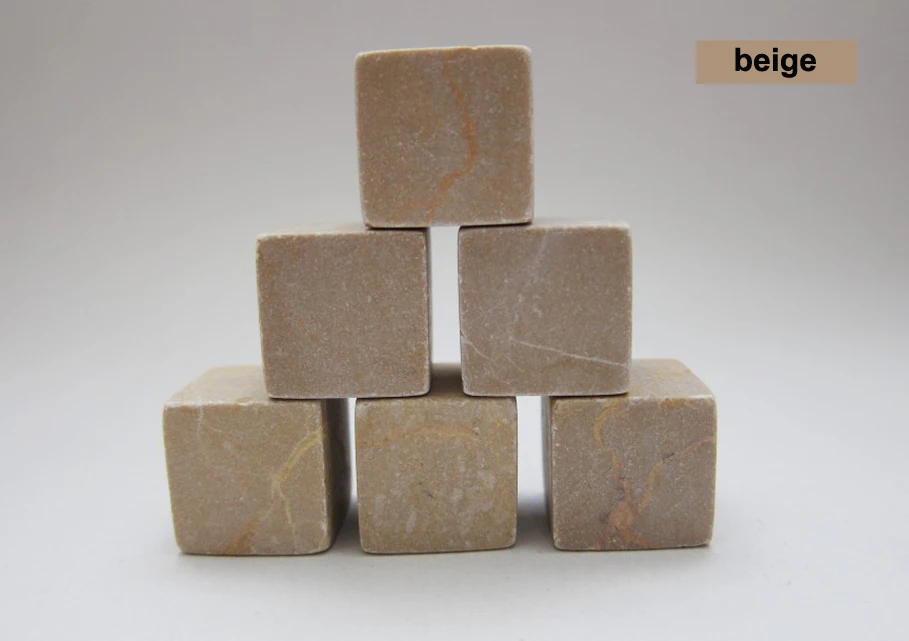 Дриксон Виски-стоны 6 шт./набор + бархатный мешок 100% натуральные камни для виски, аксессуары для вина, оптовая продажа.