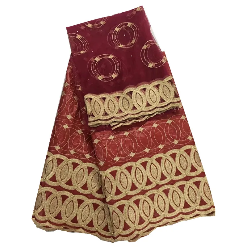 Африканский Базен Riche кружевной ткани Getzner с бисером высокое качество + 2yd