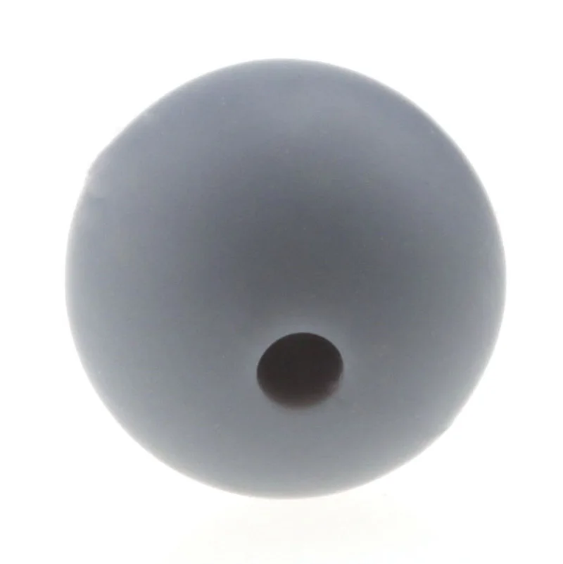 100 шт 10 мм круглые силиконовые прорезыватели свободные бусины для изготовления ювелирных изделий Bpa бесплатно Diy Детская соска для успокаивания цепи