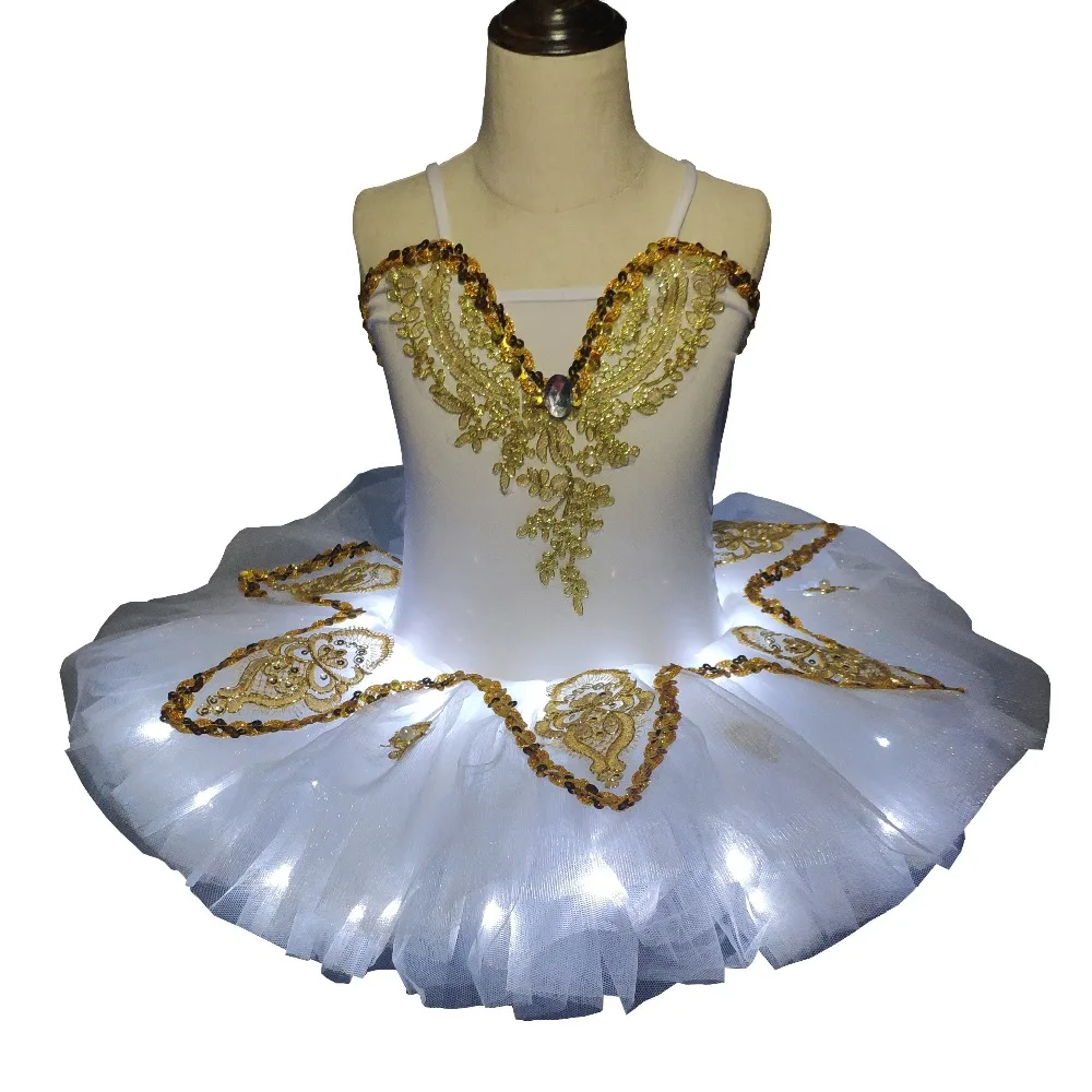 Детская светящаяся балетная юбка Пышное Платье-пачка для взрослых и женщин с