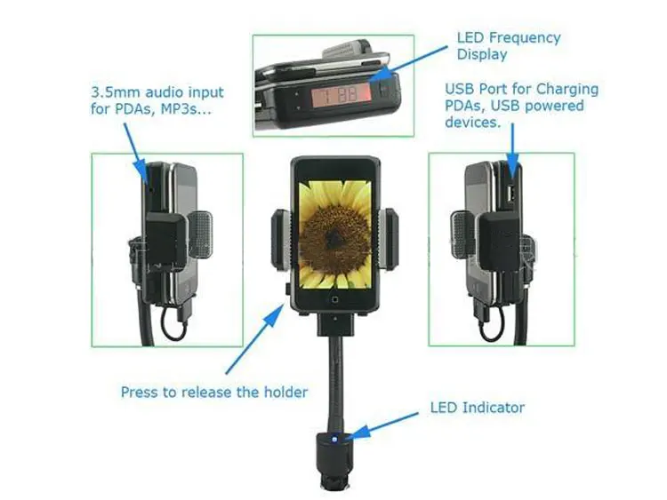 Продвижение ЖК дисплей Bluetooth fm передатчик автомобильное зарядное устройство USB MP3