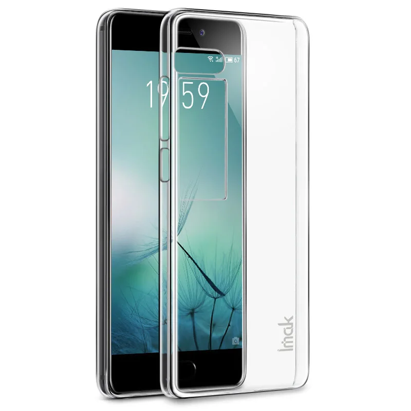 For Meizu Pro 7 Transparent Back Case IMAK Crystal II Ultra Thin Clear Durable PC MEIZU Pro7 Dual Sim Cover |