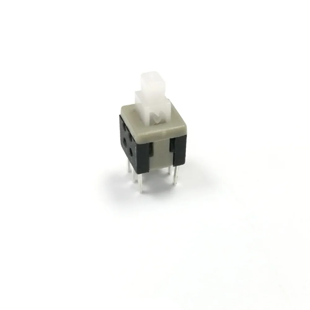 

50pcs 5.8*5.8mm High Quality Mini Switches 6 Pins Switches Household Appliances DC 12V 0.1A Grey