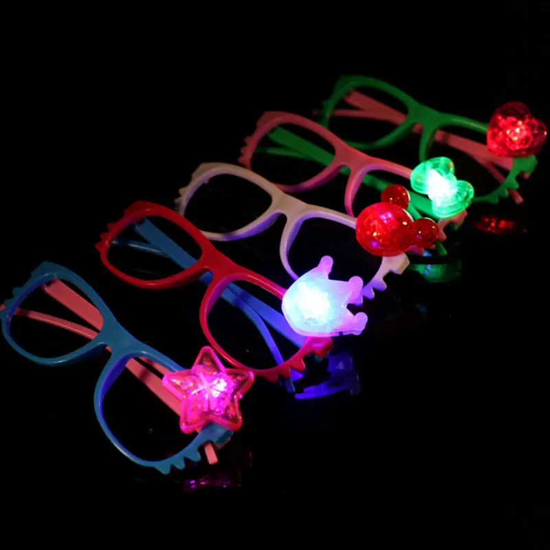 Бесплатная доставка 10 шт./лот светодиодные очки новая мода светящиеся