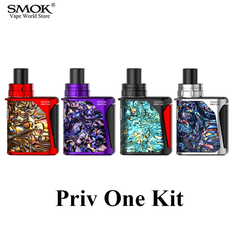 Vape SMOK Priv One Kit испаритель электронная сигарета механический бокс мод с емкостью Aio