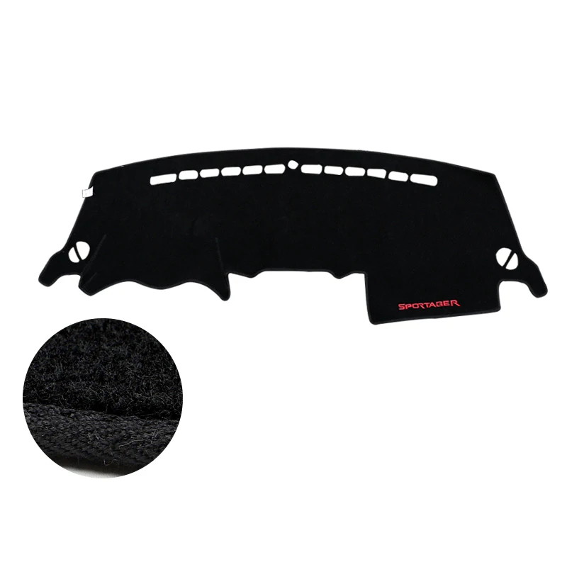 Black Side Для Kia Sportage R 2011 2012 2013 LHD покрытие приборной панели автомобиля коврики Избегайте сенсорные панели анти-УФ чехол ковры аксессуары - Название цвета: Black Side