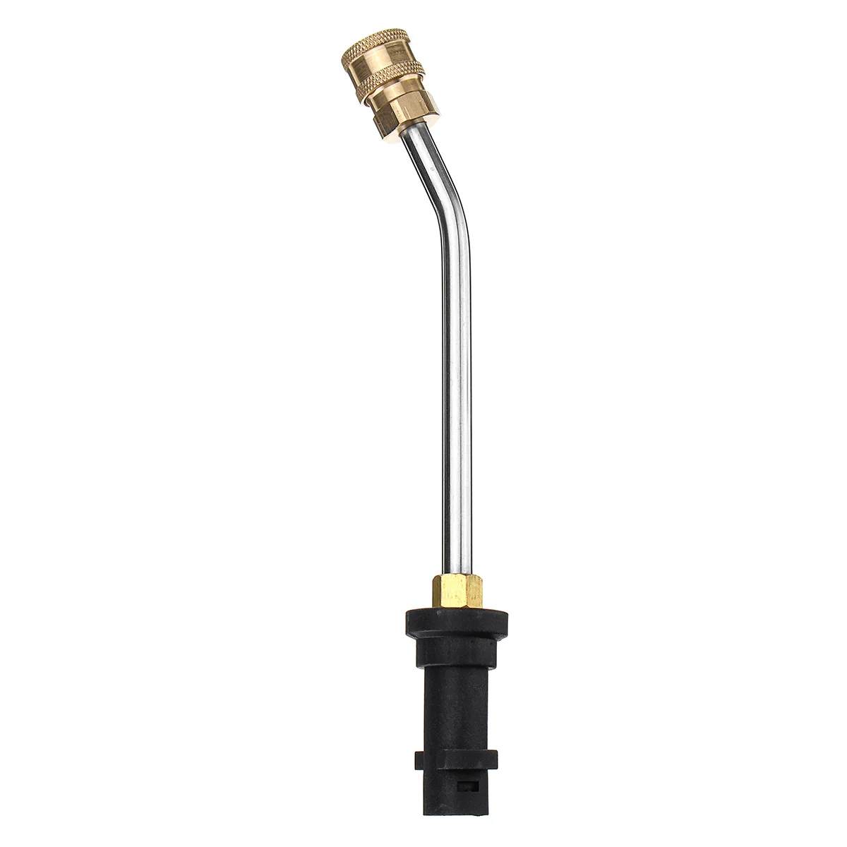 30 degree curved rod Новое поступление высокое давление шайба желоба стержень очиститель насадка 1/4 дюйма быстрое соединение для K K2-K7 - Цвет: 30 degree curved rod
