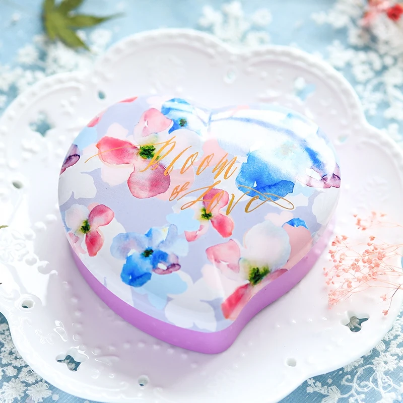 6 шт./лот брендовая романтичная коробка для конфет свадьбы Подарочная упаковка