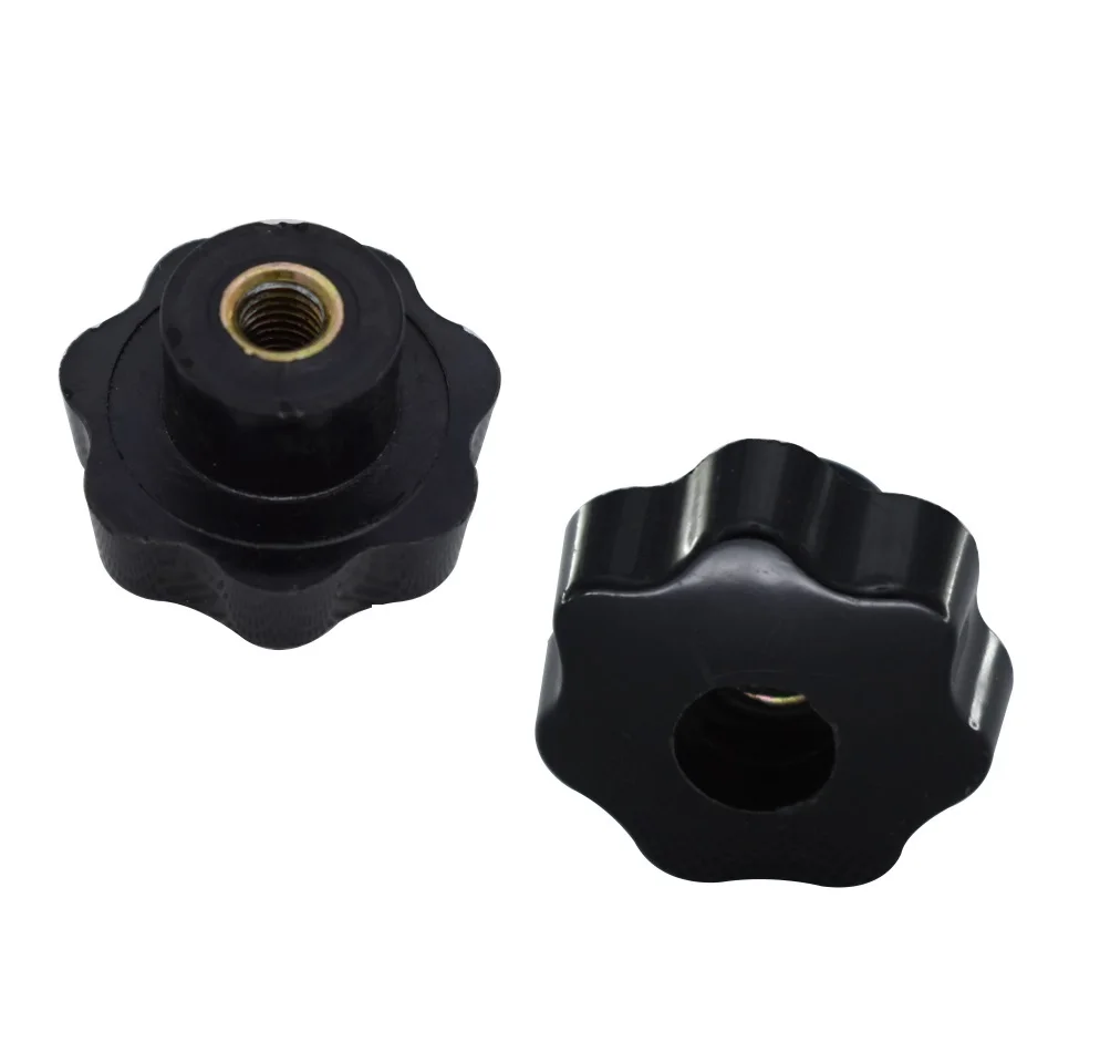 5 шт./лот M5/M6/M8/M10/M12 Женская резьба звезда Ручка с оцинкованным стальным