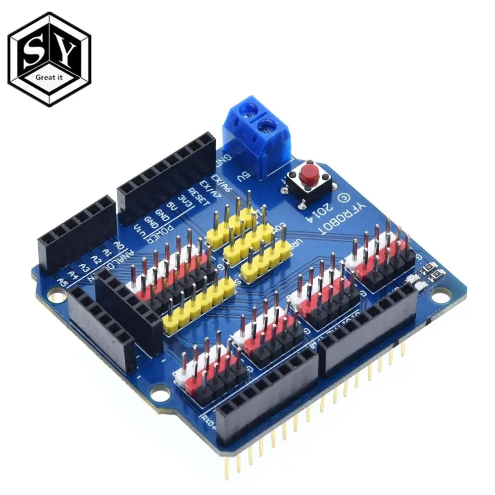 Плата расширения датчика Great IT V5 плата для Arduino UNO R3 V5.0 электронный модуль 1 шт.|audio