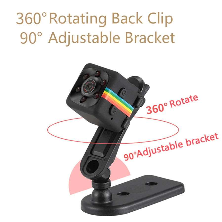 Портативная маленькая мини камера ночного видения 2MP Full HD 1080P микро s