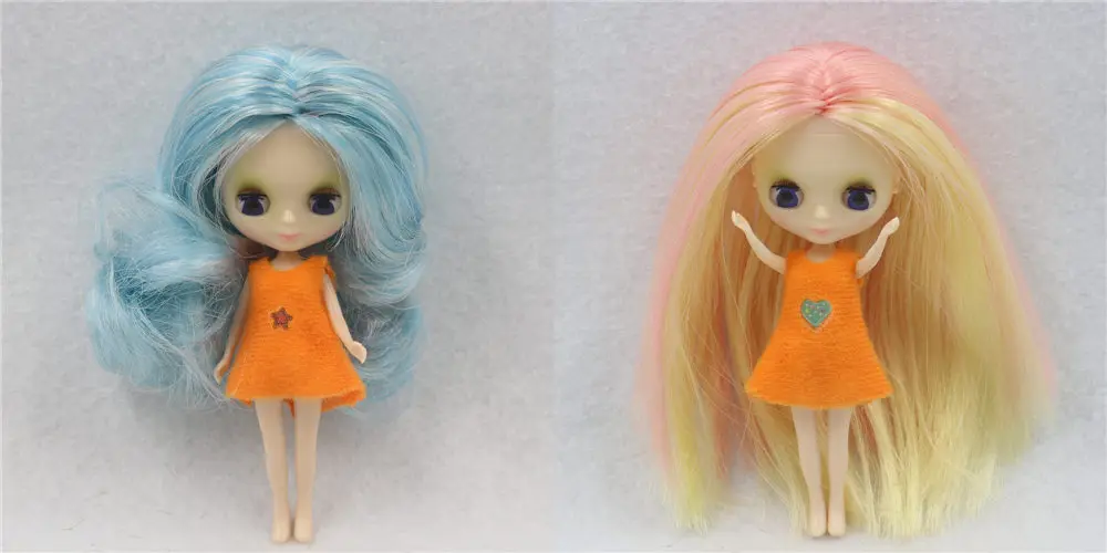 Ледяная Обнаженная мини-кукла Blyth 24 вида стиля, одежда случайный BJD