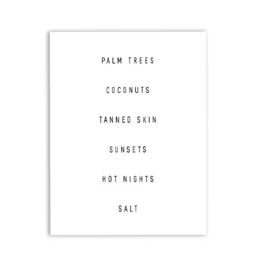 

Nordic Painting Black And White Palm Trees Beach House Painting Prints And Posters Home Decor Restaurant Wall Art No Framed