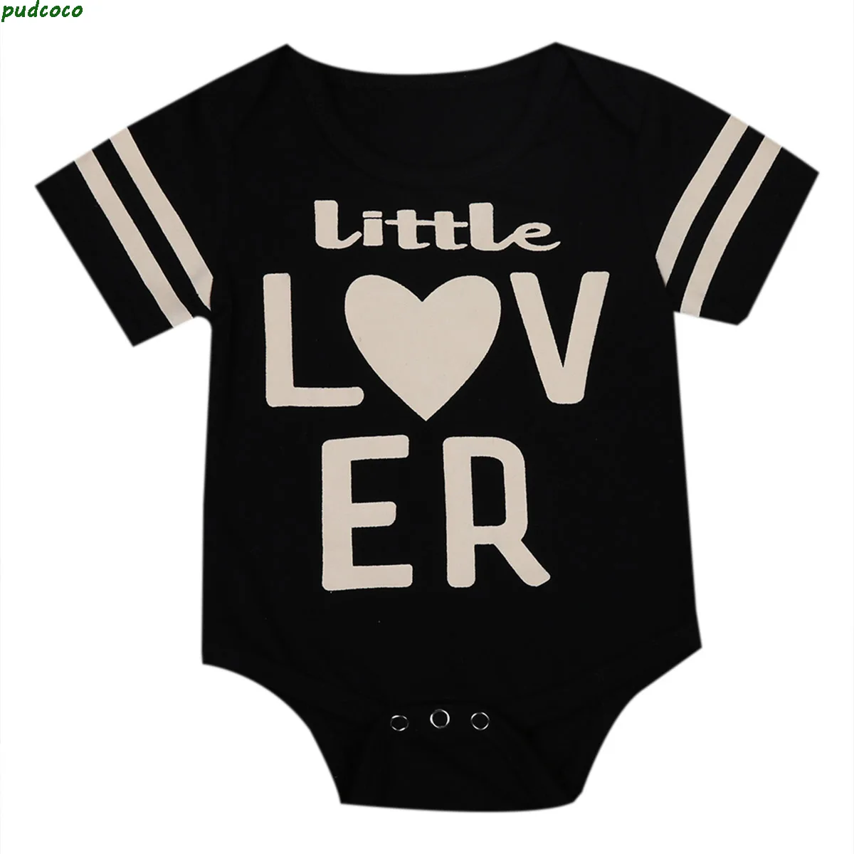 Детский хлопковый комбинезон с принтом любовь Новинка 2017 года летний сарафан для