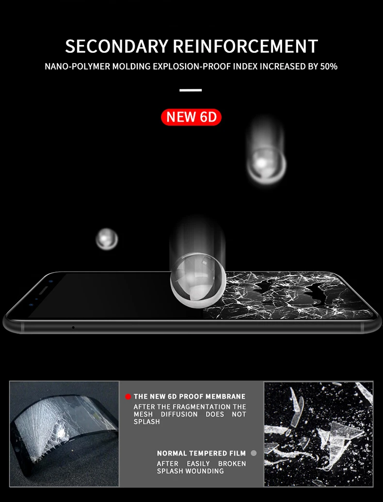 6D 9H закаленное стекло для huawei P Smart стекло Защита экрана полное покрытие для Huawey P Smart FIG взрывозащищенное стекло