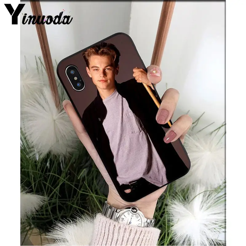 A2 Yinuoda Leonardo Dicaprio young мягкий силиконовый черный чехол для телефона для iPhone 5 5Sx 6 7 7plus 8 8Plus X XS MAX XR - Цвет: A2