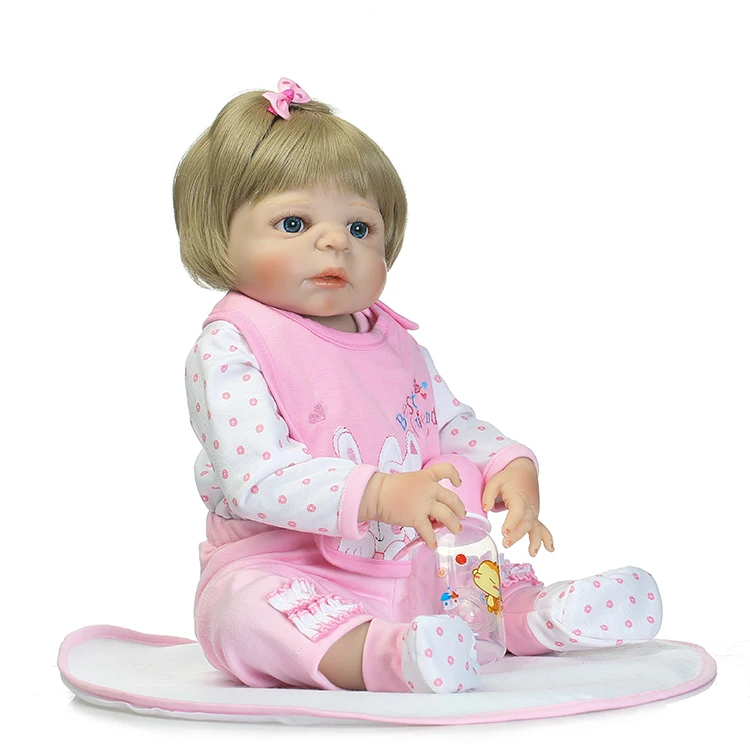 55 см полностью силиконовые куклы Bebe Reborn реалистичные 22 &quot для новорожденных