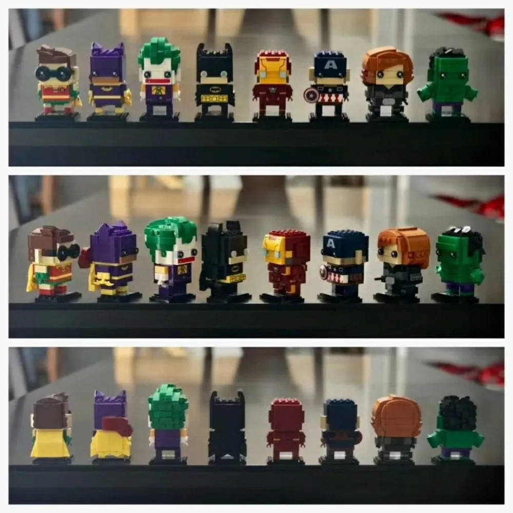 Совместимость с legoed Decool marvel brickheadz Супергерои Мстители бетмен И Дедпул игрушки
