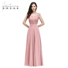 Элегантные длинные платья Babyonlinedress с рукавами-крылышками для выпускного вечера 2022 сексуальные кружевные аппликации с глубоким вырезом трапециевидные шифоновые вечерние платья