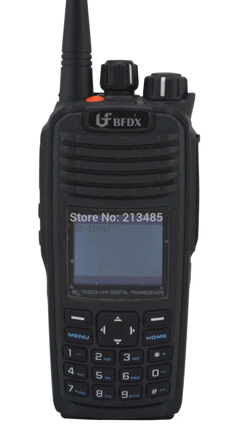 Цифровой портативный двухсторонний радиоприемник UHF 400 470 МГц DMR BF TD503 аналоговый и