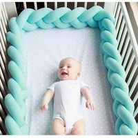 baby bed bumper kids crib bumpers braided knotted cushions baby sofa pillow nursery bedding baby room decoration