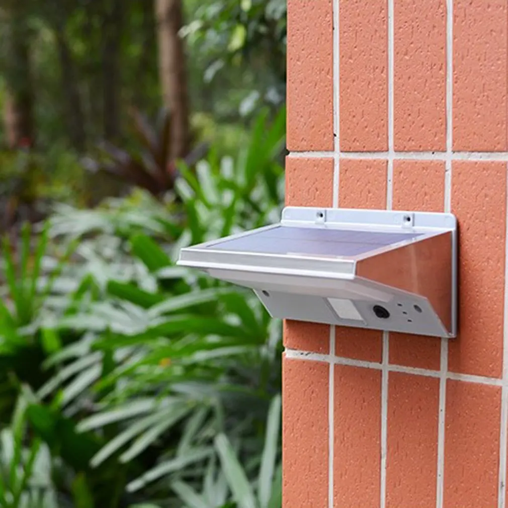 Solar Light Stainless Steel 21led Highlight Human Body Outdoor Waterproof Garden Wall Lamp Street | Освещение