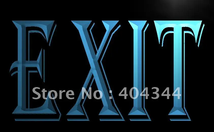 

LB218- Exit Cafe Restaurant Display Light Sign home decor crafts