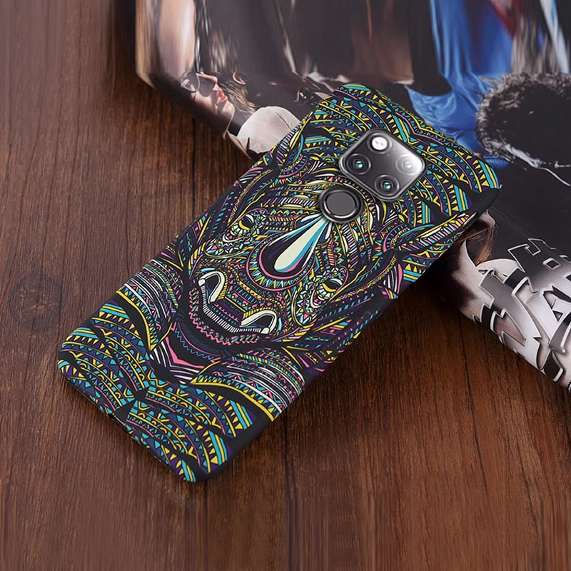 YonLinTan, чехол, чехол для huawei mate 20 Lite mate 20 Pro, мобильный телефон, слон, тигр, животное, твердый пластик, 3D