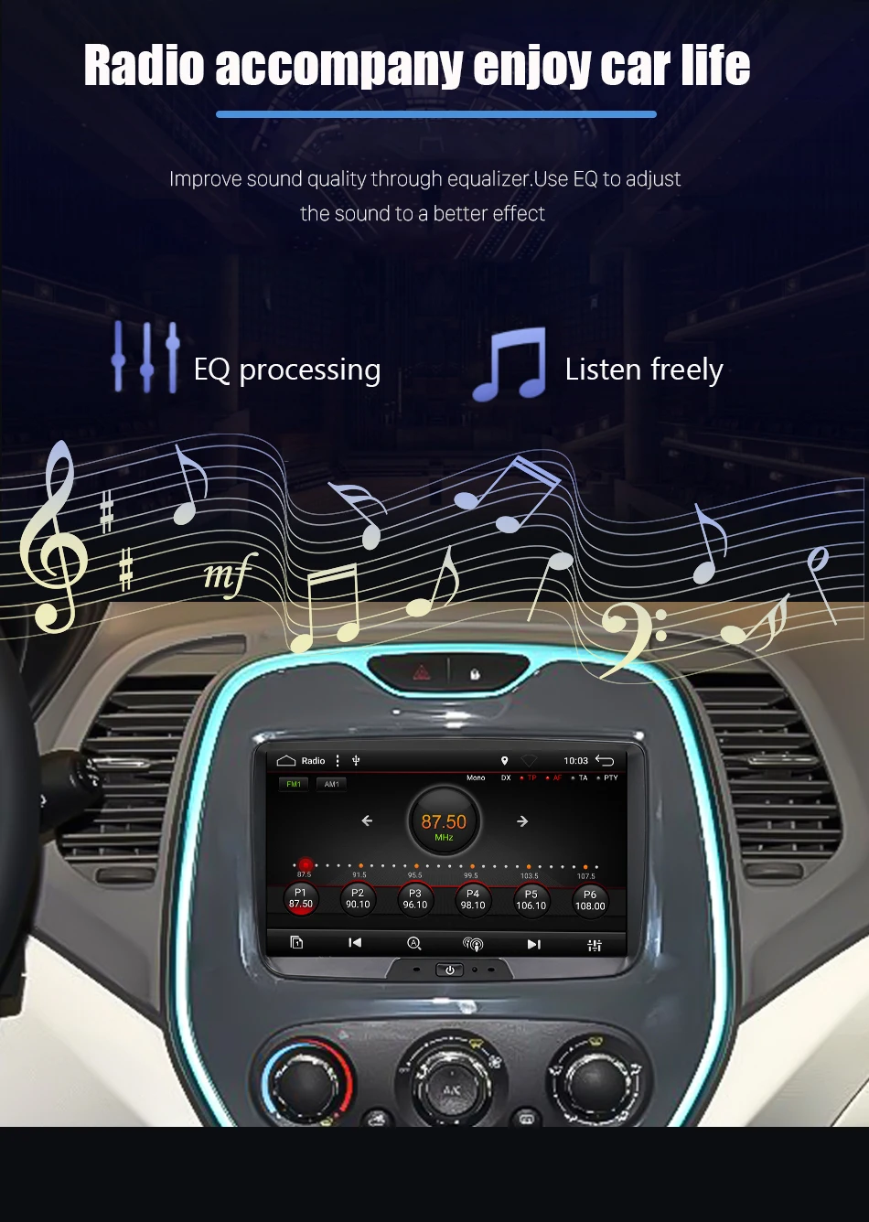 Eunavi Автомобильный Dvd Android 9,0 для Renault Dacia Duster Sandero Lodgy Dokker с одним Din Автомобильный Радио Gps навигация 8B02 2G+ 32G