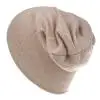 Beige Теплая шапка для малышей; мягкая хлопковая шапка бини в стиле хип-хоп; зимняя детская шапка; Одежда для новорожденных; sombreros для фотосъемки мальчиков и девочек - Цвет: Beige