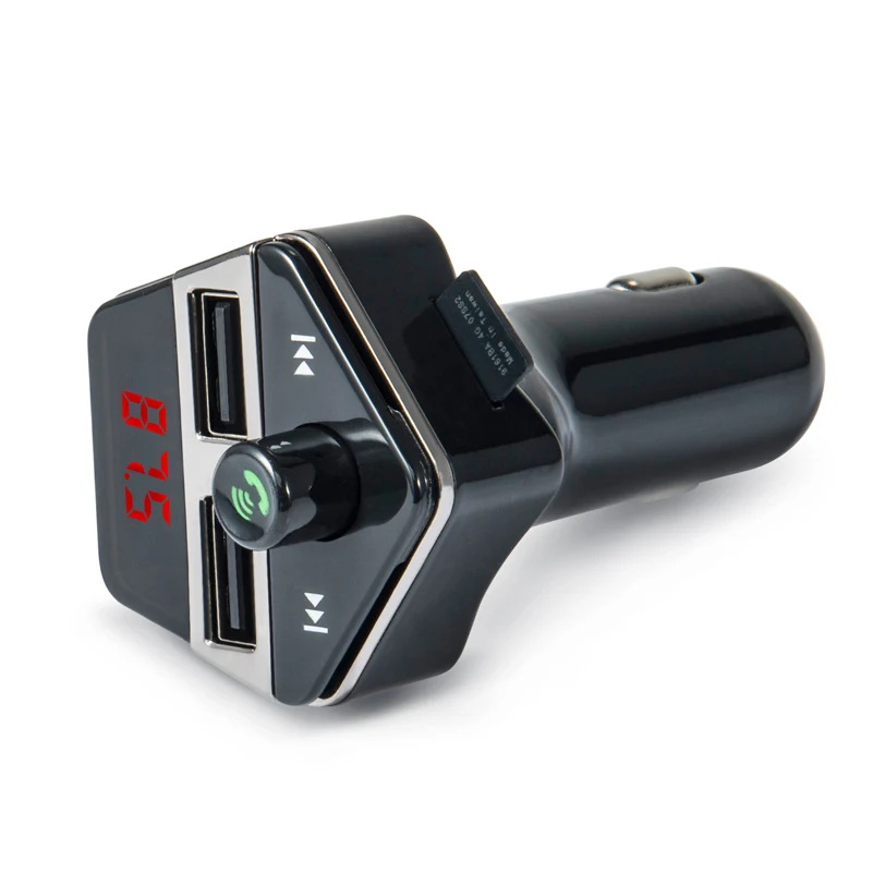 Bluetooth передатчика громкой связи гарнитура для авто fm-модулятор Автомобильный