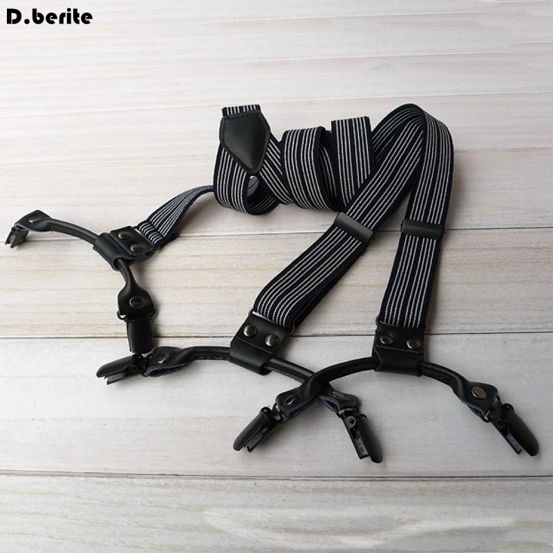 

Mens Striped Braces Unisex Casual Adjustable Clip-on Suspenders Adult Belt Strap Clips Braces For Wedding Party BDXJ2521