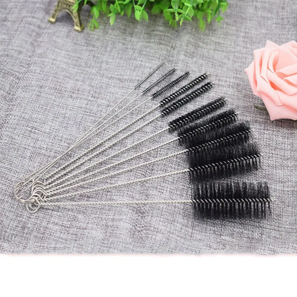 10 шт. нейлоновая проволочная трубка из нержавеющей стали щетка для бутылки с