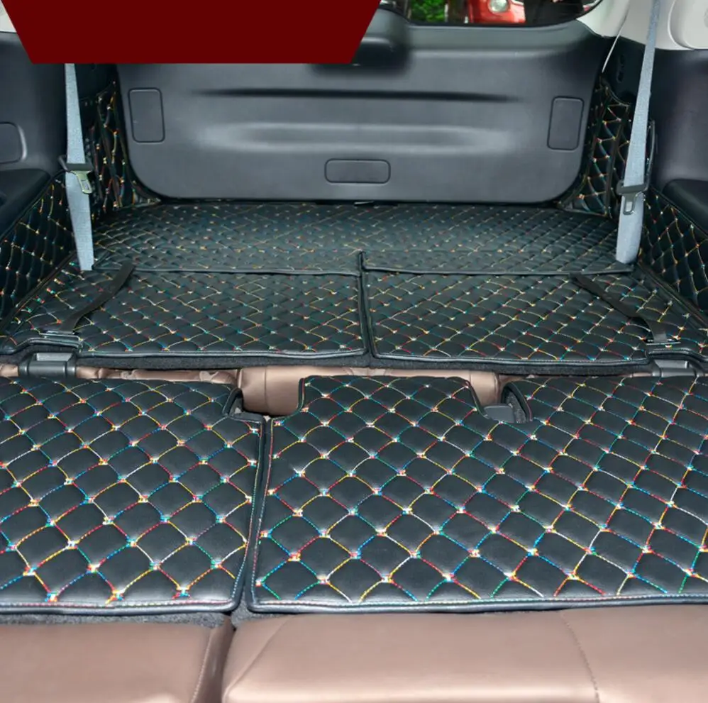 Волоконно-кожаный коврик для багажника автомобиля infiniti qx60 2012 2013 2014 2015 2016 2017 jx35