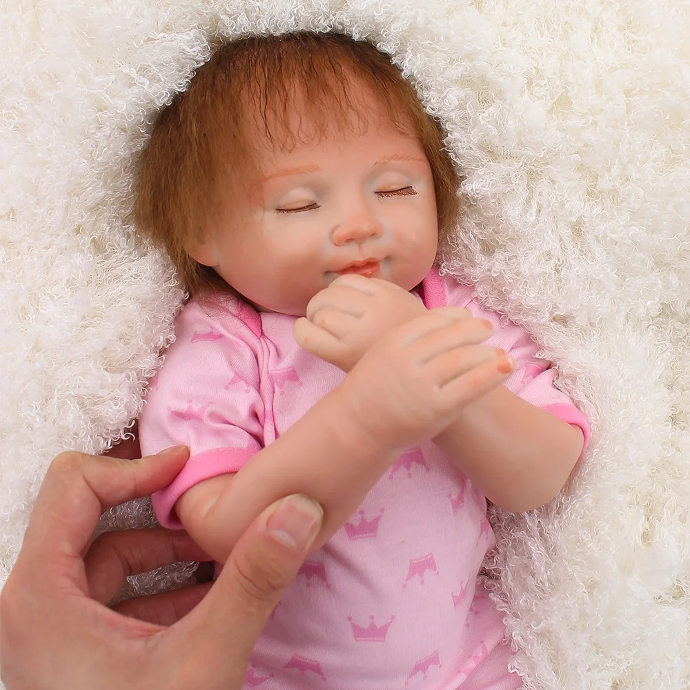 Реалистичные мягкие куклы Reborn игрушки в подарок 20 &quot50 см силиконовые baby dolls reborn