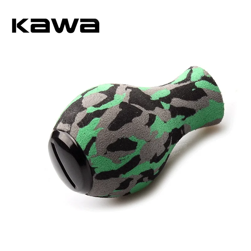 Kawa Ручка рыболовной катушки для Shimano катушка Daiwa EVA Materail 7*4*2,5 мм подшипник DIY ручка аксессуар катушка рокер Камуфляж Ручка - Цвет: Light Green Cam
