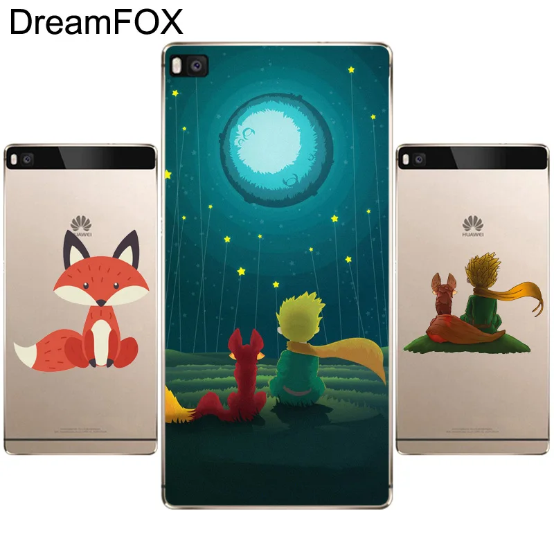 DREAMFOX M527 Маленький принц и лиса Мягкий ТПУ силиконовый чехол для Huawei P8 P9 P10 Lite Plus 2017