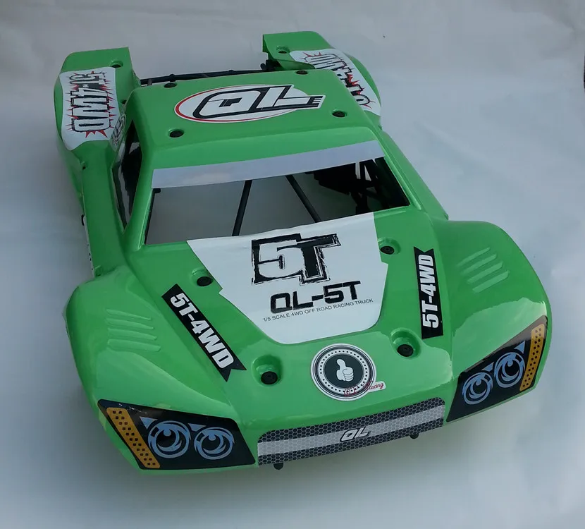 Большой корпус и рулонная рамка для грузовика Losi 5ive T 4x4 5T RC BND(LOSB0019) 1/5 Gas Rovan LT TGN KM X2