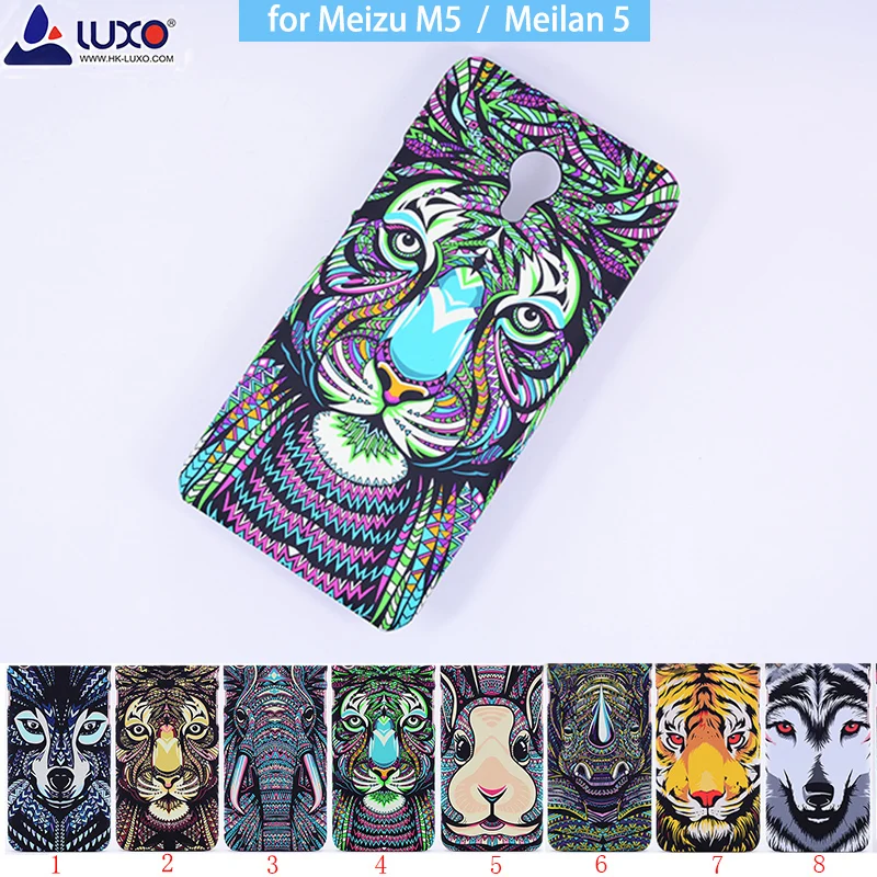 Оригинальный жесткий чехол для телефона Luxo Forest King Aztec с изображением животных