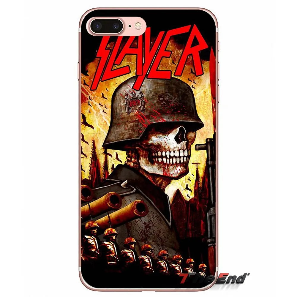 Контактная группа Slayer Логотип силиконовый чехол для телефона сумка HTC U11 One M7 M8 A9 M10
