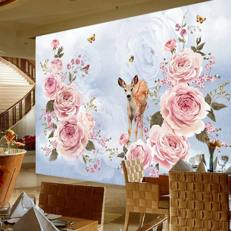 Домашние приспособления декоративная роспись настенная бумага для стен 3d